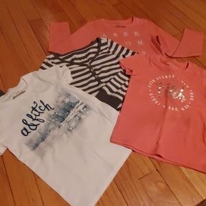 Abercrombie Girl's shirt bundle size 5/6
